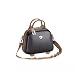 International Traveller Windsor Deluxe Side Open Polycarbonate Loop Handle Fitted Vanity Case (Black w/ Tan Trim)