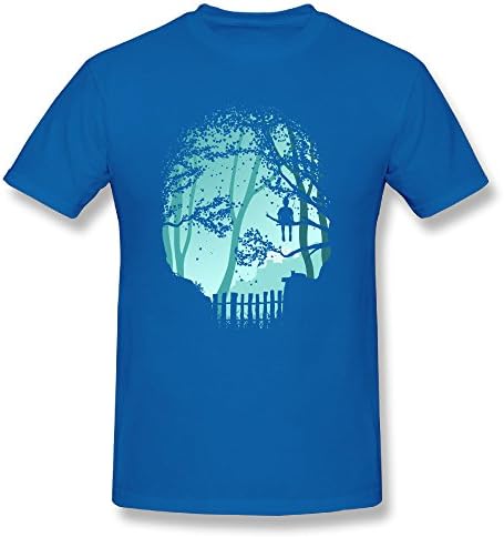 Men's Tee Don't Look Back In Anger Size XL RoyalBlue