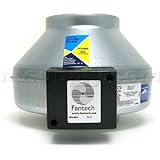 Fantech FG6XL Inline Centrifugal Fan - Galvanized Steel