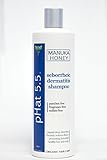 Seborrheic Dermatitis Shampoo, Best Scalp Treatment, Natural Organic Ingredients for Cleansing Hair by pH at 5.5 - Also for Seborrheic Keratosis (16oz)