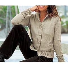 HEINE Cardigan Melange Garn Damen Strickjacke Gr. 40/42
