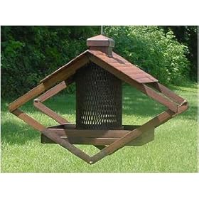 Diamond Tube Birdfeeder by Woodside Gardens
