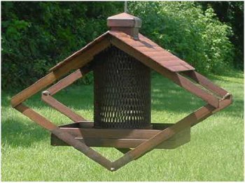 Diamond Tube Birdfeeder