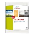 ALCLEAR Microfasertuch Star Spezialtuch, entfernt Kalkr�nder ohne Chemie, 40x45 cm weiss, feinste Tuchstruktur