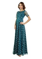 Lace Short Sleeves Charmeuse Evening Dress 