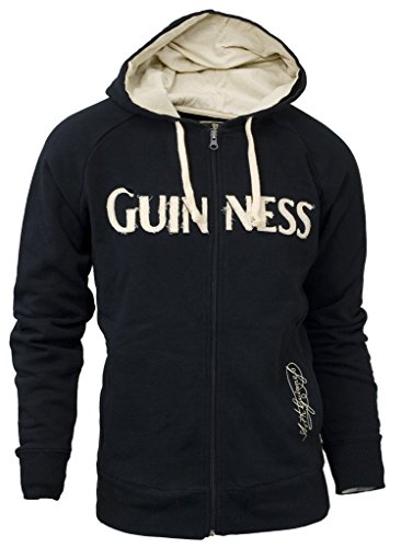 Guinness Distressed Zip Hoodie
