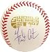 Garrett Atkins Autographed 2007 World Series Baseball