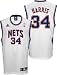 Devin Harris Jersey: adidas White Replica #34 New Jersey Nets Jersey - Small