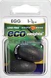 South Bend Fishing Lures Eco Egg Sinker 1 1/4 Size 2 Pack