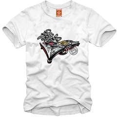 T-Shirt Five Nations Turntable Deck DJ, verschiedene Farben, Gr. S bis 5XL