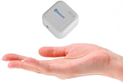 VicTec In-Car NFC Bluetooth Audio Music Receiver For Car/Home Stereo System, IPhone 5S 5C 5, Samsung S5 S4 S3 S2, iPad, Ipad mini2 Htc One M7 M8, Sony Xperia Z1 Z2,PC, etc.-White