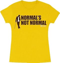 Fox House M.D. Normal's Not Normal Gold Juniors T-shirt Tee