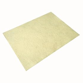 100% IVORY ACRYLIC FELT - 1003 1 SHEET 9 X 12