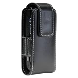 Motorola W375 W385 W395 and KRZR K1 K1M Leather Pouch (Black)
