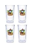 Tervis Tumbler Lobster 16-Ounce Double Wall Insulated Tumbler, Set of 4