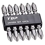 トップ(TOP) 電動ドリル用 ドライバビット マグネット付 6本組 DB2-6506
