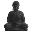 FREE SHIPPING - Black Stone Buddha Statue