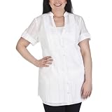 Juniors Plus-Size Pure Energy White Shadow Short-Sleeve Blouse