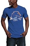 NCAA Boise State Broncos Vintage Logo Tee Shirt (Royal, Large)