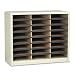 Safco 7111SA Value Sorter Literature Organizer, Steel/Fiberboard, 24 Compartmens, Sand