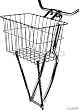 Wald 198 Front Bicycle Basket (14.5 x 9.5 x 9, Black)