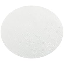 Bel-Art Scienceware 146320024 Creped White Cellulose Filter Paper Disc for 24" Buchner Funnel 90mL/min Flow Rate