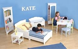 KidKraft Nantucket White Toddler Bed