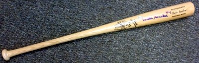 Duke Snider Autographed/Hand Signed Adirondack Bat TriStar #5084553