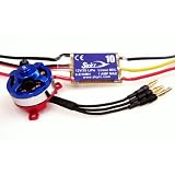 Deluxe Bundle: (1) E3-S-23 Micro Brushless Outrunner Motor + (1) Swift 10A Brushless ESC by Common Sense RC