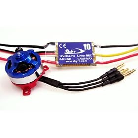 Deluxe Bundle: (1) E3-S-23 Micro Brushless Outrunner Motor + (1) Swift 10A Brushless ESC from Toy RC Airplanes