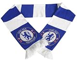 Chelsea Bar Scarf - Blue/White - One Size Only