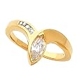 14K Yellow Gold Diamond Engagement Ring - 0.55 Ct.