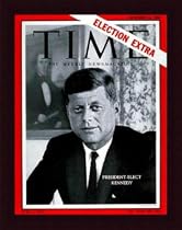 John F. Kennedy / TIME Cover: November 16, 1960, Framed Art Print by TIME Magazine