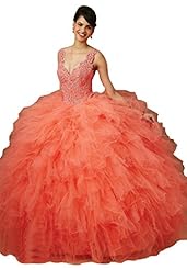 V-neck   Ball Gown Prom Dress/Quinceanera Dress 