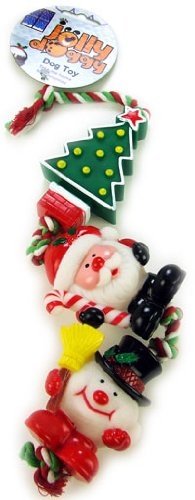 (Jolly Doggy) Xmas Rope Toy (Assorted)