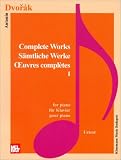 Dvorak: Complete Piano Works I (Music Scores)