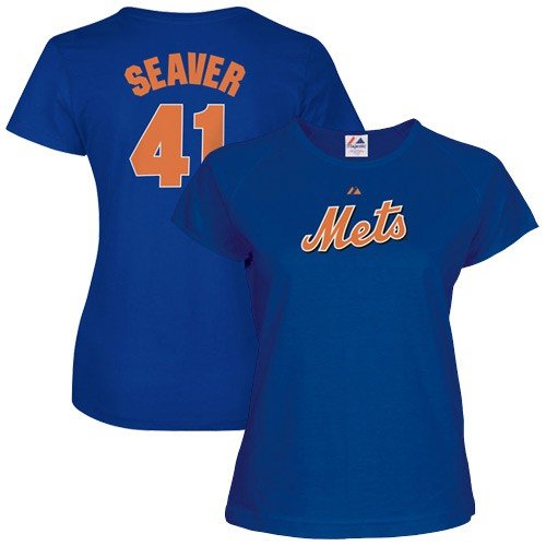 Tom Seaver New York Mets Women's Cooperstown Name & Number Tee