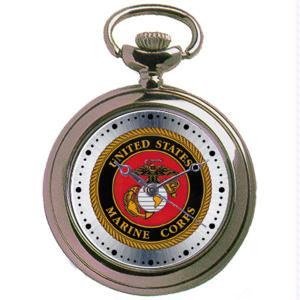 Pocket Watch Chrome Military U.S. Marine Corps VP05