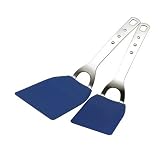 MIU Flexible Nylon Set of Two Spatulas, Blue