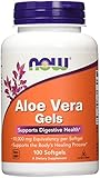 NOW Foods Aloe Vera Gels, 10000mg Softgels, 100-Count (Packaging May Vary)