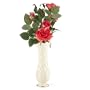 Lenox Say It with Silk Matelasse Bud Vase with Tea Roses
