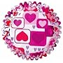 Wilton Hearts Remembered Mini Muffin Bun Cases