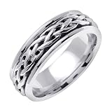 Celtic Wedding Band in 950 Platinum (6.5mm)