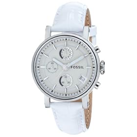 Fossil Chronograph Silver Dial Watch