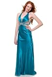 Prom Dress New JR Long Tail Back Gown #669 (14, Teal)
