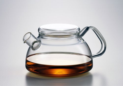 Jenaer Glas Teekanne LUNA mit Glasfilter und Deckel - 0,6 l
