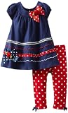 Bonnie Jean Girls 2-6X Nautical Knit Legging Set