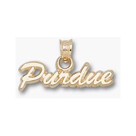 Click here to buy Purdue Boilermakers Script Purdue with Double Number Diamond Cut 1 2 Pendant - Sterling Silver J by Logo Art.