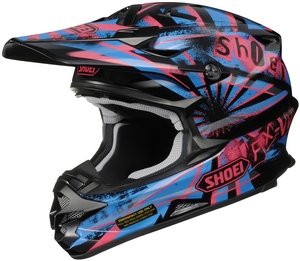 Shoei Vfx-w Dissent Tc-7 SIZE:LRG Off Road Motorcycle Helmet