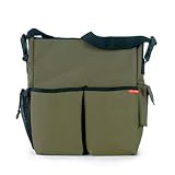 Duo Diaper Bag In Olive Canvas
